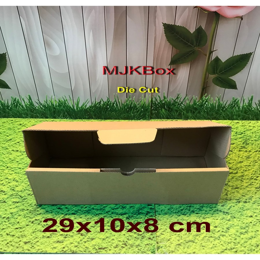 

Kotak kardus karton Uk. 29x10x8 cm.........die Cut