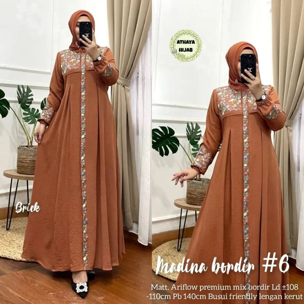 MADINA BORDIR DRESS VOL.6 TERKINI