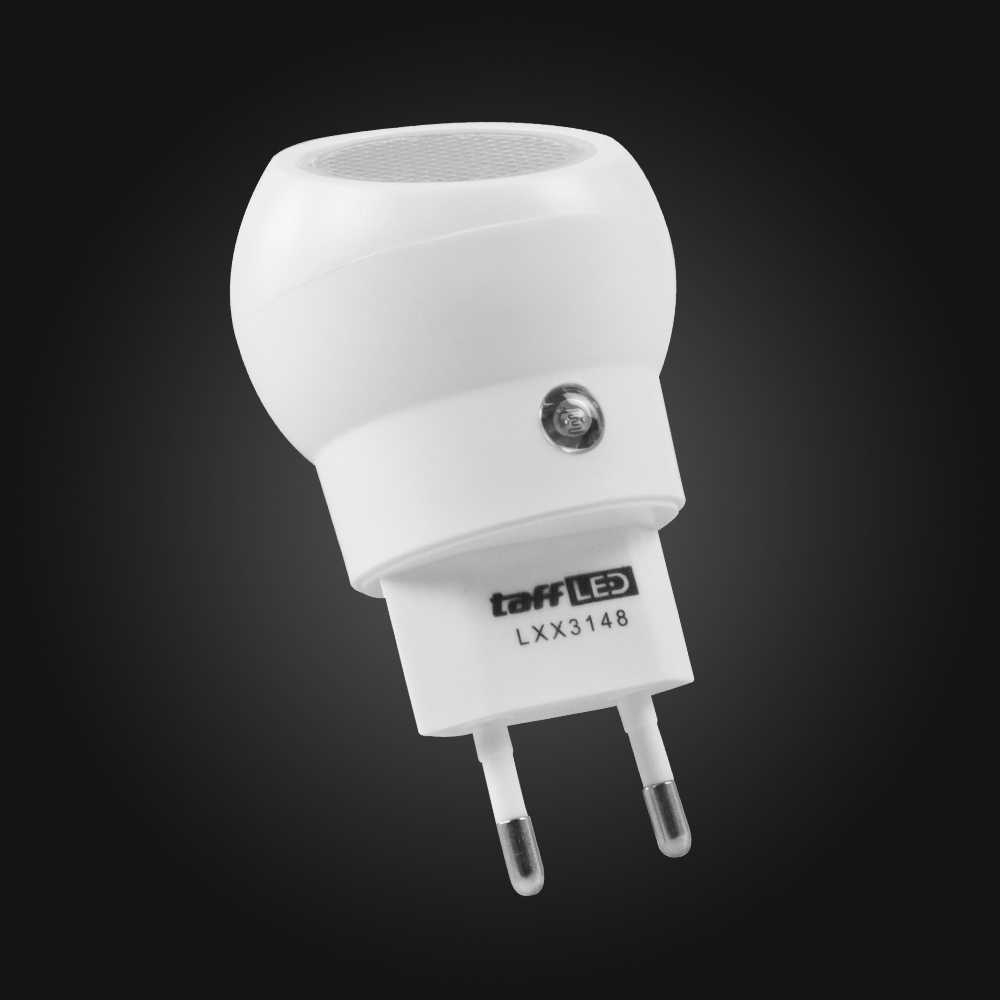 Lampu Tidur LED EU Plug Sensor Cool White 240V 0.5W