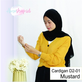 Cardigan Rajut Outer Polos