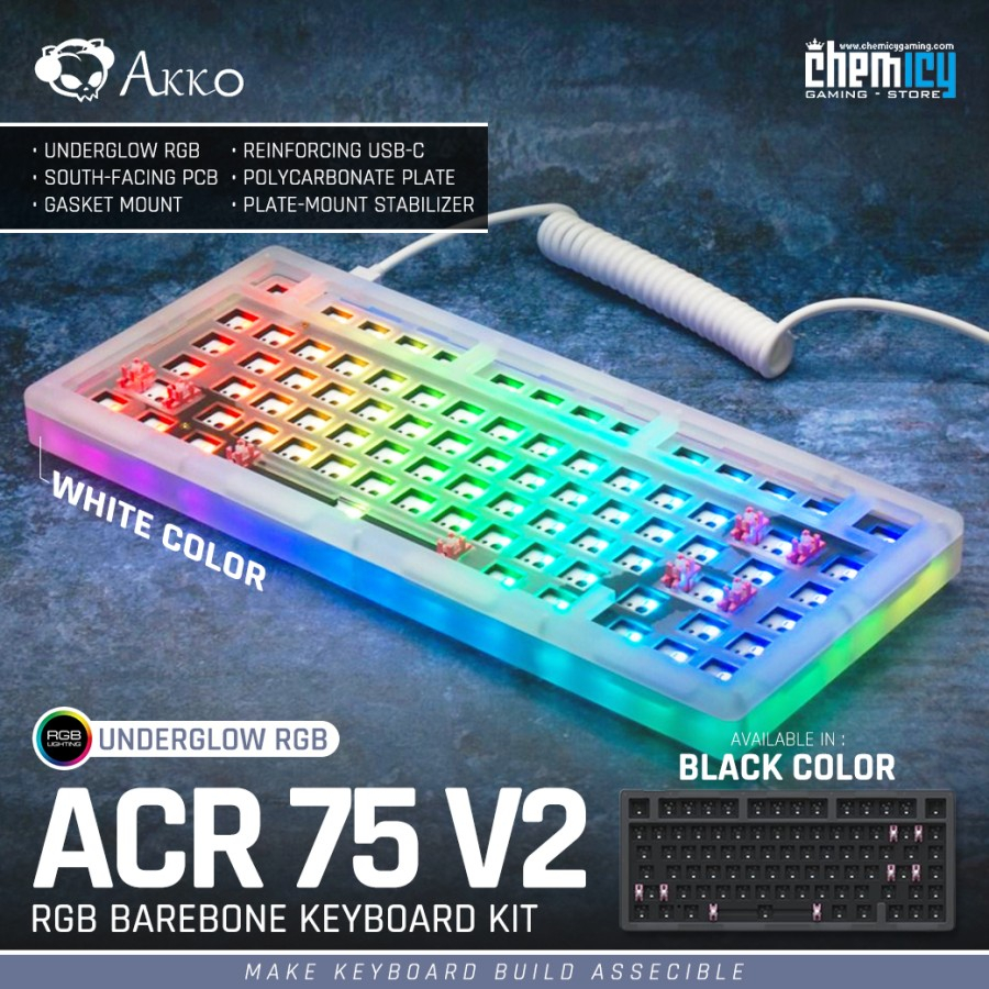 Akko ACR75 V2 Barebone Kit Mechanical Gaming Keyboard