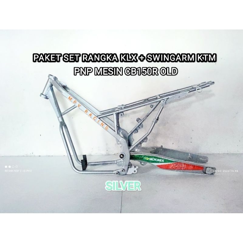 Replika rangka KLX pnp cb150r old, frame klx, rangka KLX untuk mesin cb150r old