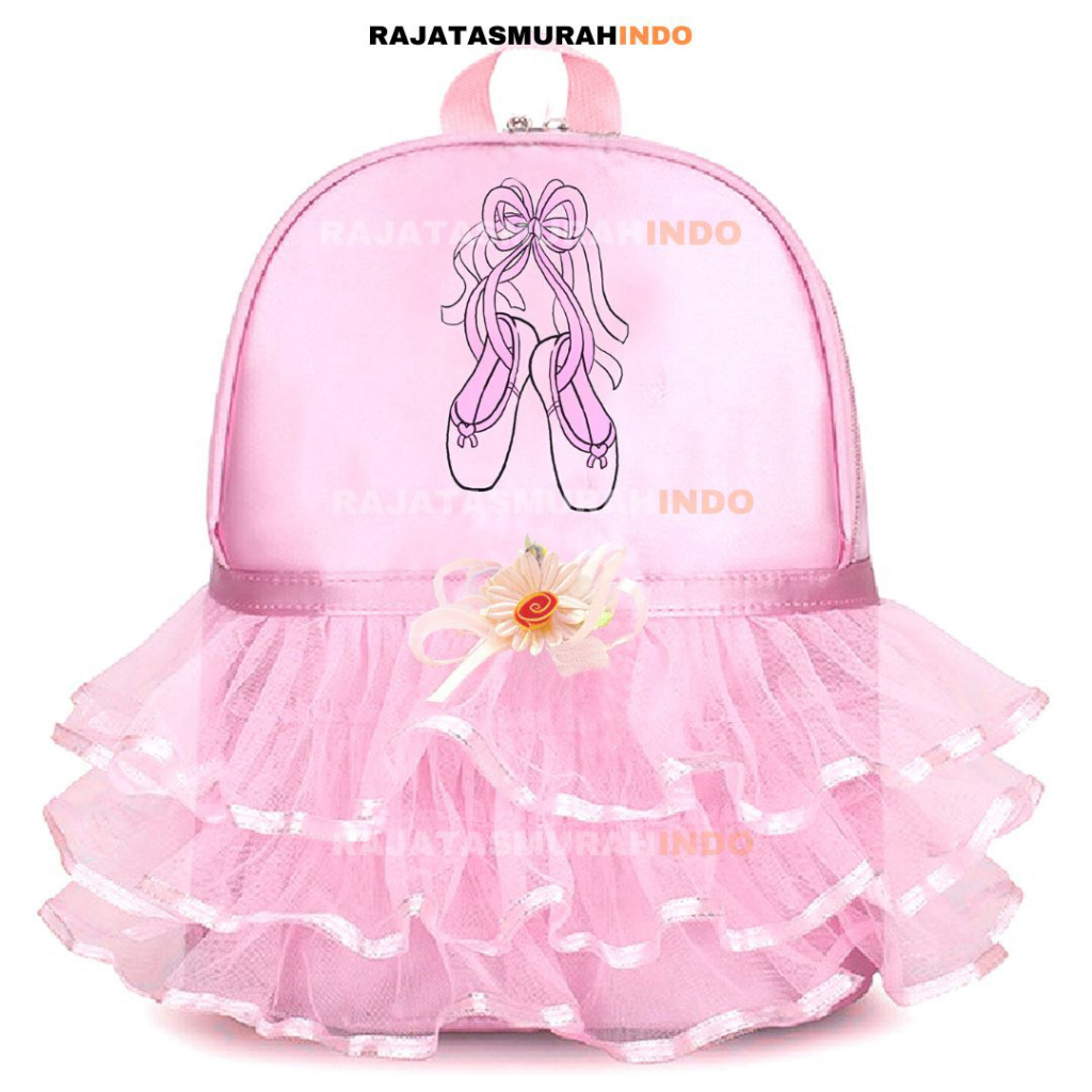 PTS - Tas Ransel Anak Perempuan - Tas Balerina - Pair Of Shoes - Tas Pita - Tas Renda - Tas Balet