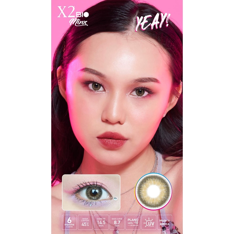 Softlens X2 Bio Minx Softlen Mata Korean Look Lensa Kontak Bio Minx Softlens by Exoticon X2 Bio Minx