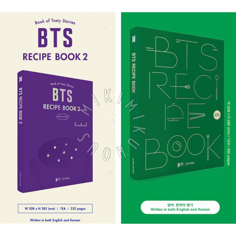 BTS RECIPE BOOK WEVERSE BUKU RESEP MASAKAN KOREA COOKING BAKE KUE MAKANAN KOREAN SNACK KIMCHI PAJEON