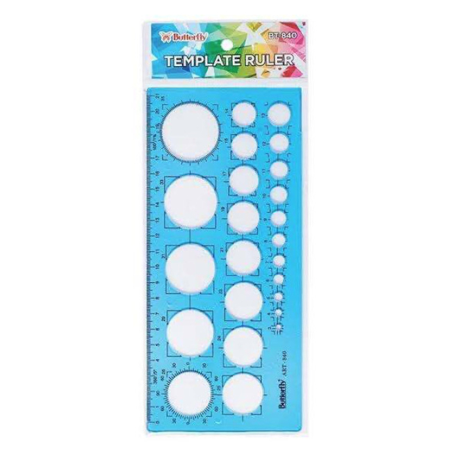 

Penggaris Cetakan Lingkaran Butterfly BT 840 Pengaris Mal