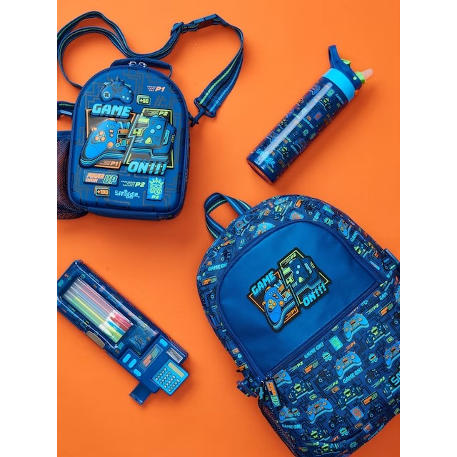 Smiggle Better Together Game On Backpack Lunchbag Bottle Set