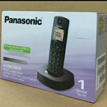 Panasonic Wireless KX-TGC310 Telepon rumah tanpa kabel