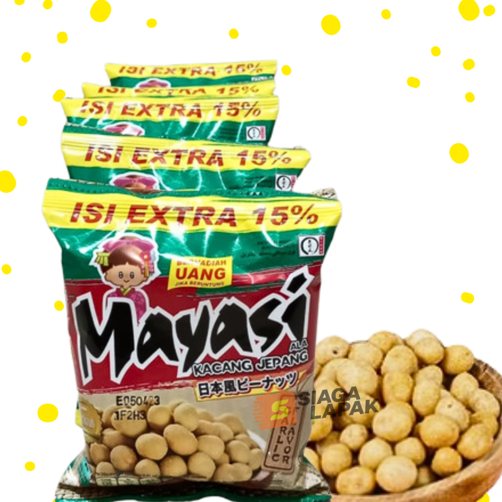 Kacang Mayasi Bawang 23gr Mini Khas Ala Jepang