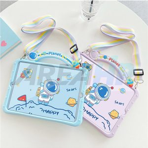 Planet Handle Case Casing Cover Anak Kids iPad 10.2 7 8 2019 2020