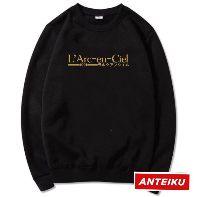 [Promo Sale] Sweater Hoodie Distro L'ARC EN CIEL Fleece Pria Wanita M-XXL