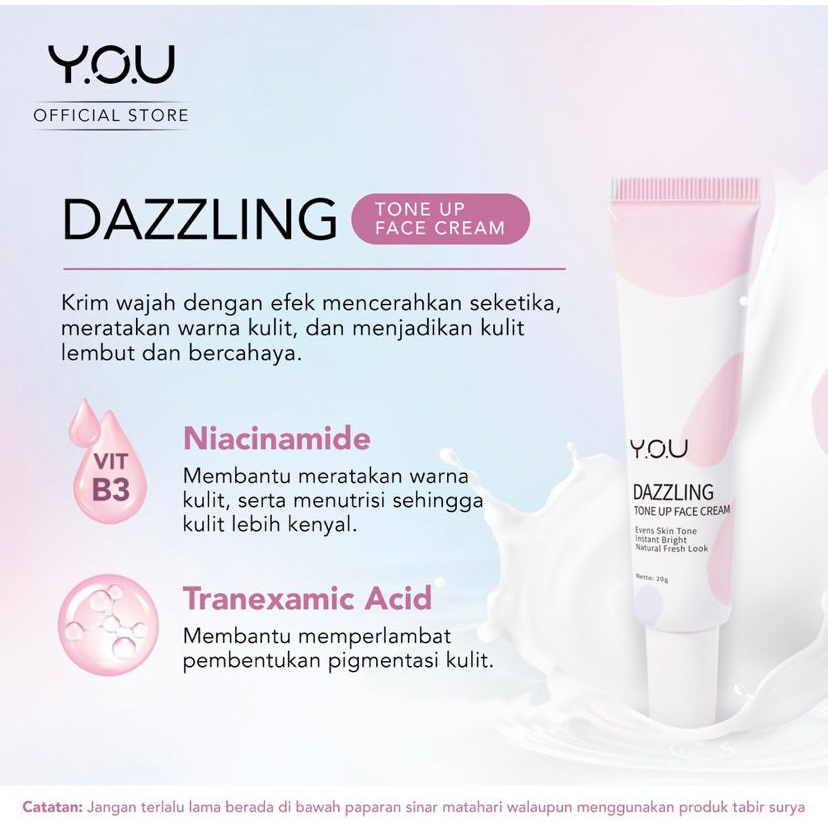 YOU Dazzling Tone Up Face Cream