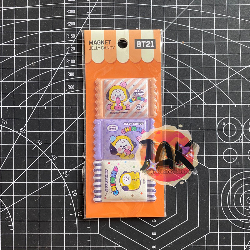 Ready - BT21 Magnet Jelly Candy Chimmy Official