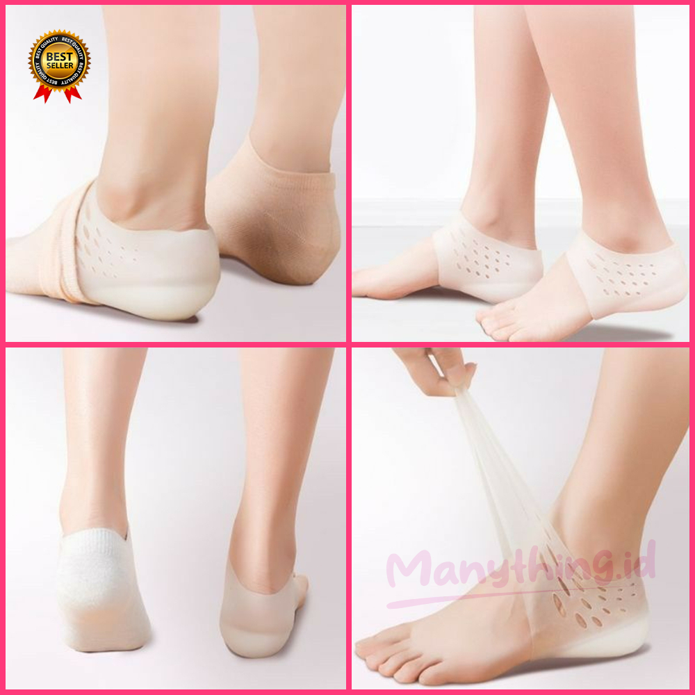 PELINDUNG TUMIT KAKI GEL SILIKON LEMBUT BANTALAN ALAS SEPATU ANTI LECET HEEL PROTECTOR SILICONE SEPASANG 2 PCS