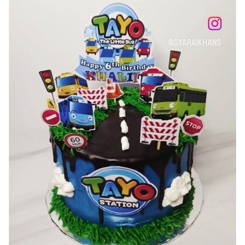 Kue Ultah Tayo / Tayo/ cake ultah / Kue Ulang Tahun