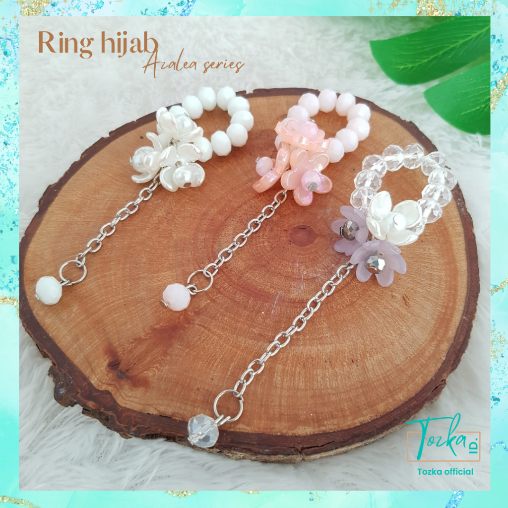 TOZKA I Ring hijab azalea series I Cincin hijab