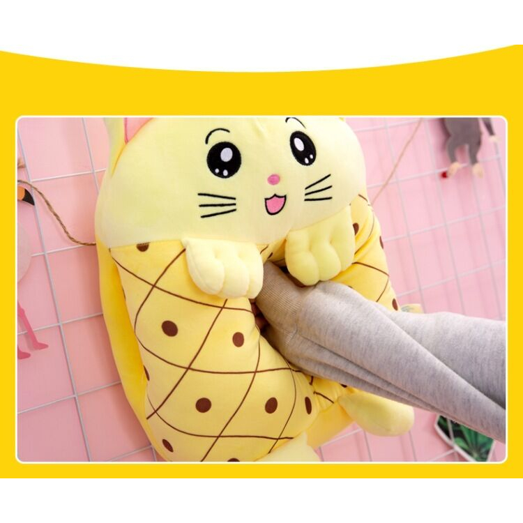 Boneka bantal selimut Balmut Boneka lucu bahan lembut c979