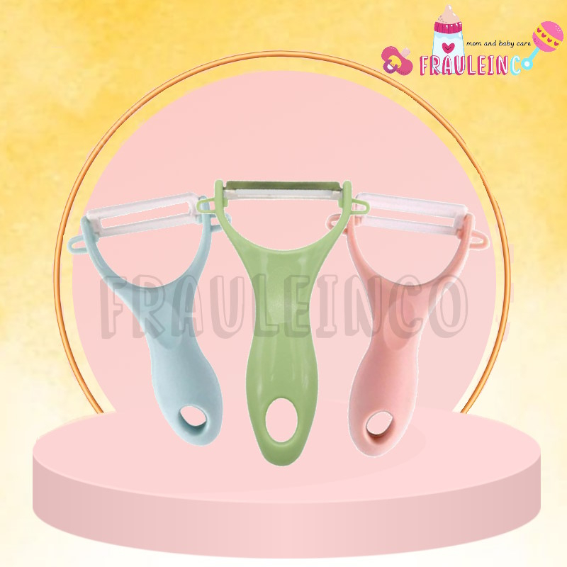 *FRAULEINCO* Pisau Pengupas Kulit Buah Sayuran / Peeler Knife Parutan Wortel Kentang Apel Alat Kupas Fruit Peeler Sayur Serbaguna