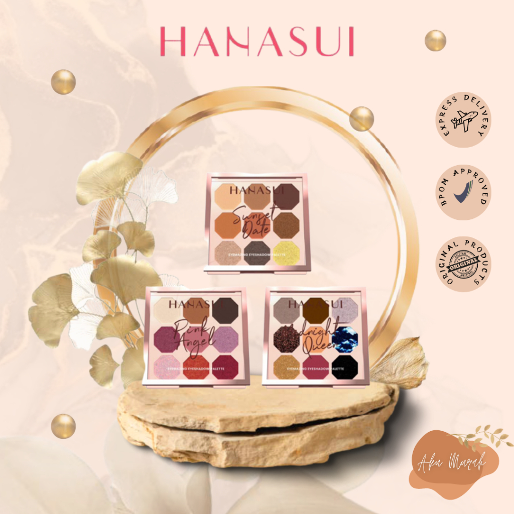 ✨ AKU MURAH ✨ Hanasui Eyemazing Eyeshadow Palette ORIGINAL