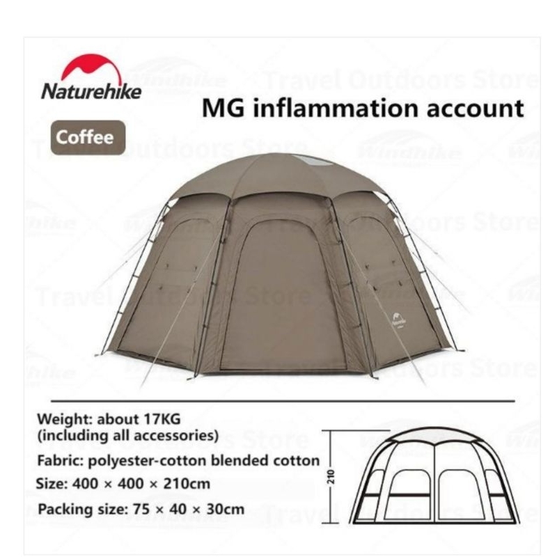 TENDA MG FIRE NATUREHIKE CNH22ZP032 []

