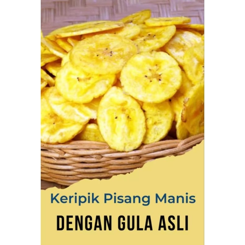 

KERIPIK PISANG GEPOK RENYAH GURIH KRIUK PLASTIK 1KG