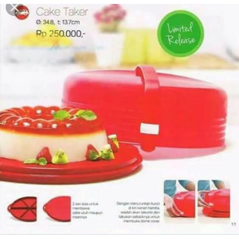 Tupperware Cake Taker Tempat Bolu