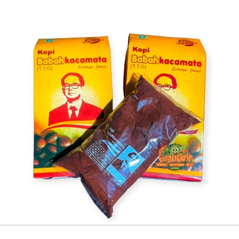 

Kopi Babah Kacamata Salatiga 250gram - Robusta Kocomoto Kopi Bubuk Khas Salatiga