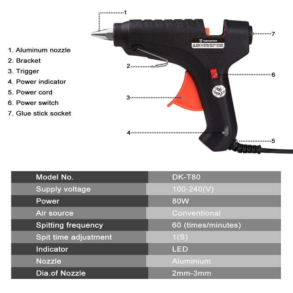 Alat Lem Tembak / Glue Gun Origin 20 Watt