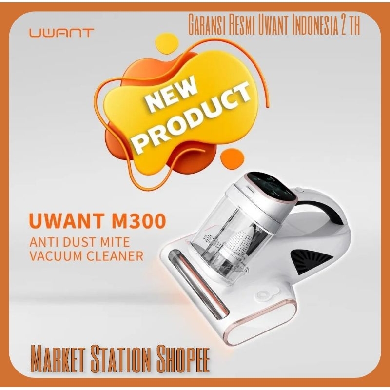 Uwant M300 Vacuum Cleaner Anti Tungau/Mites Removal UV Penghisap Kasur