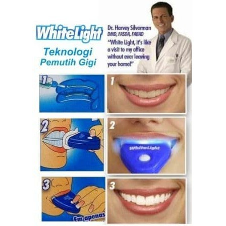 [COD] White Light Teeth Pemutih Gigi Putih Cepat Alat Sehat Original