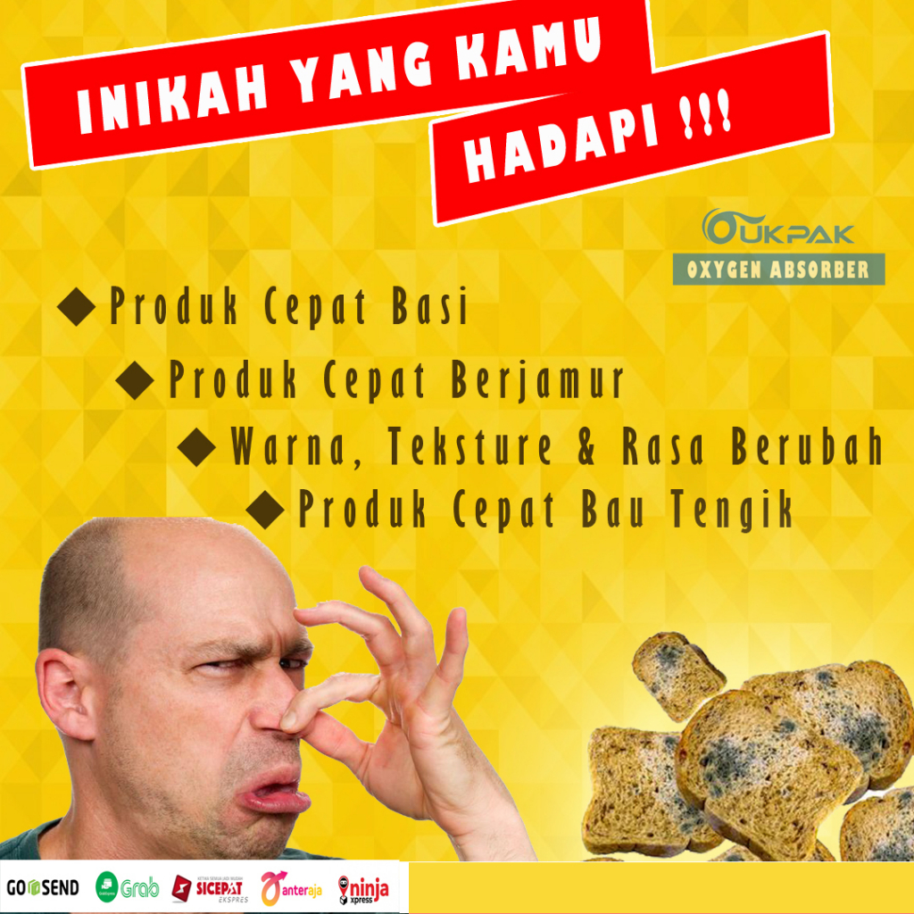 

OUKPAK Oxygen Absorber 100cc Pengawet Makanan Oksigen Halal