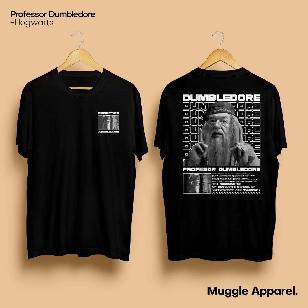 Kaos Harry Potter Hogwarts Professor Dumbledore T-Shirt Harry Potter