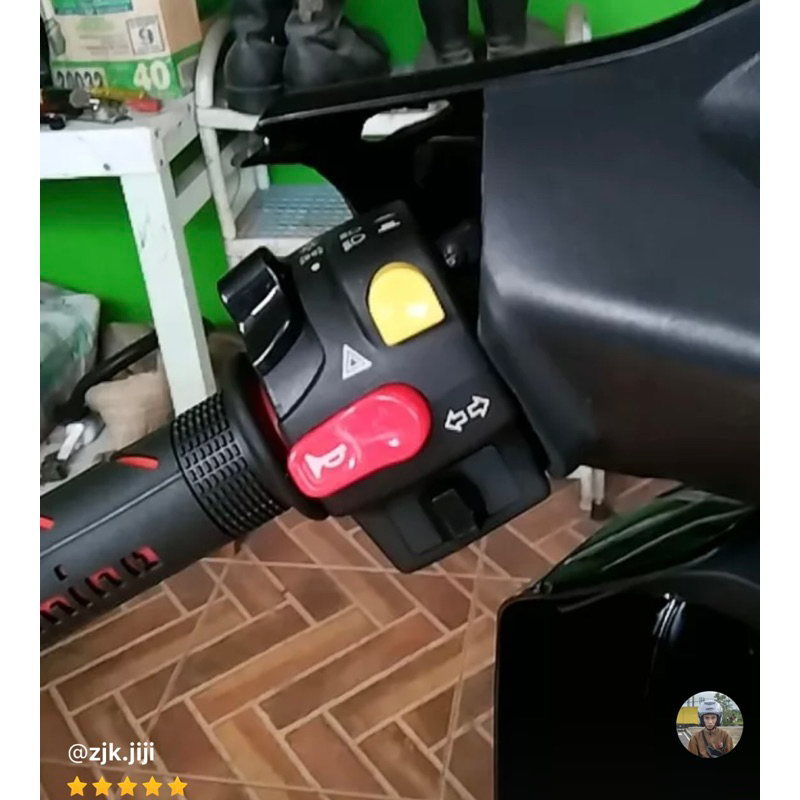 Saklar holder kiri fu ninja vixion scoopy fino nouvo sonic nmax aerox