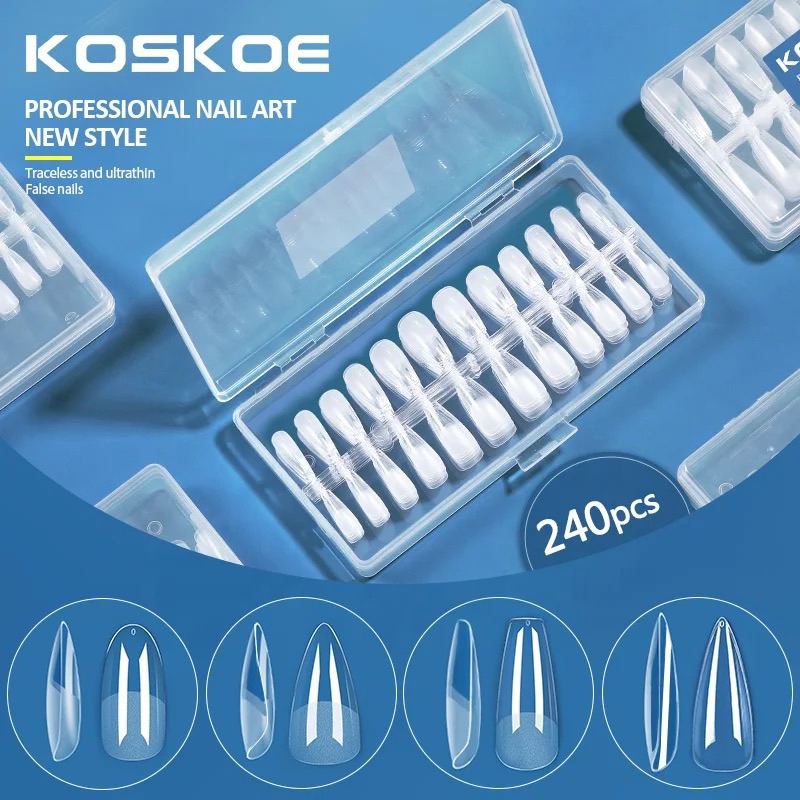 KS KOSKOE Nail Tips 240pcs/Box Press On False Nail