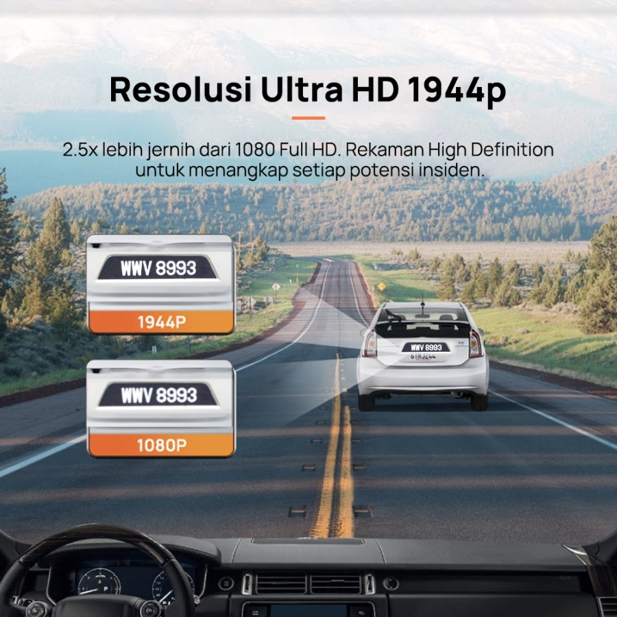 70mai Dash Cam M500 1944P GPS Built-in 64G FOV 170 ADAS Voice Control