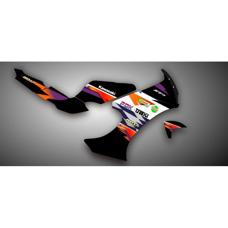 sticker striping ninja ssr serpico st