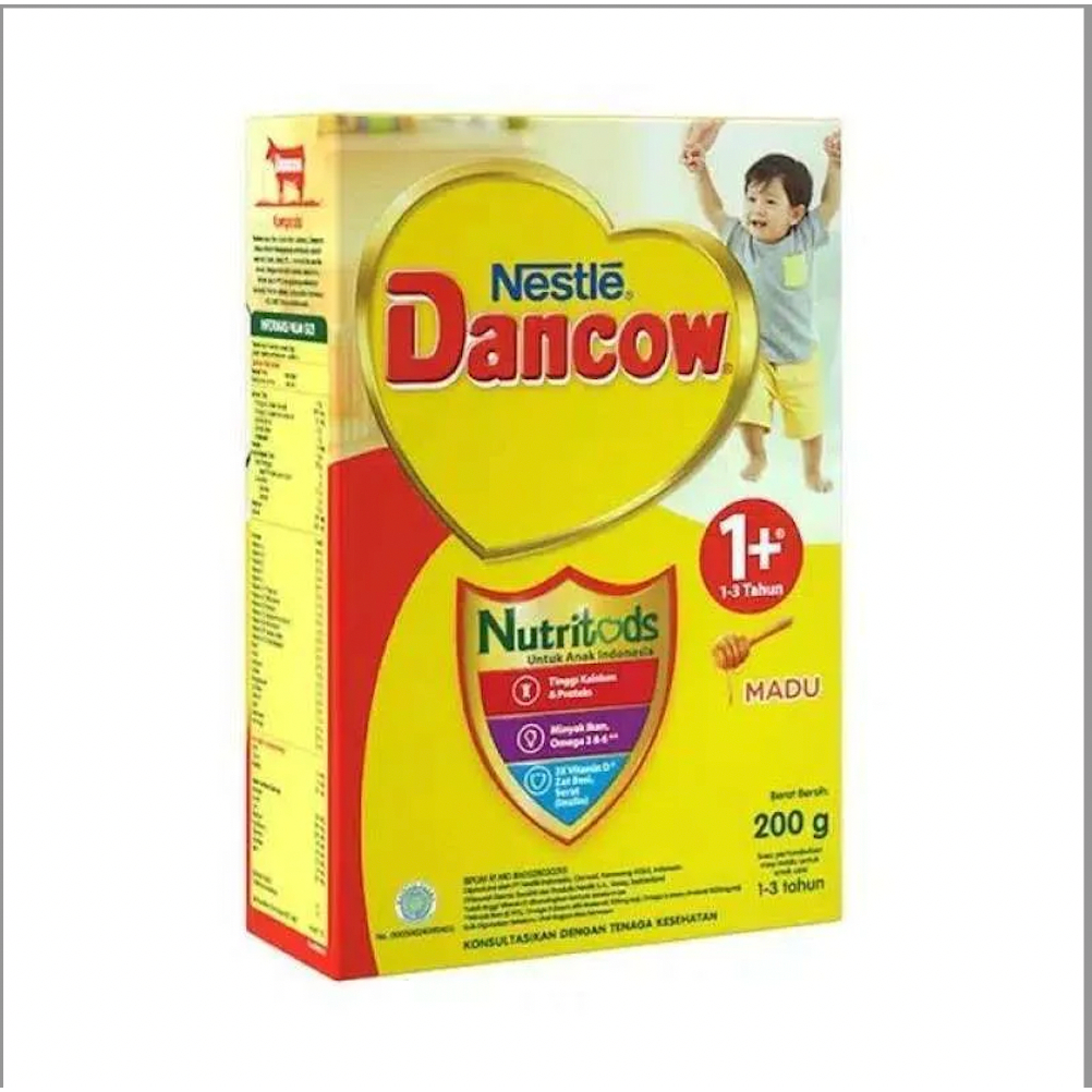 Dancow 1+ Susu Anak 1-3 Tahun Nestle Nutritods Mini 200gr