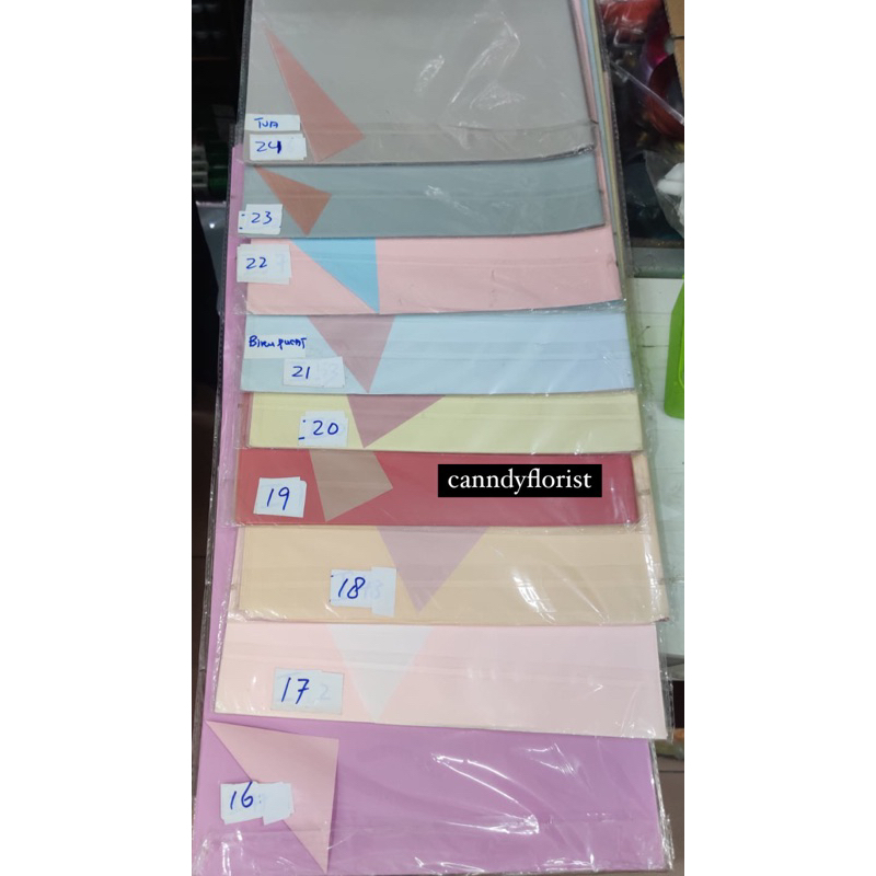 

(20 Lembar) Wraping flowers