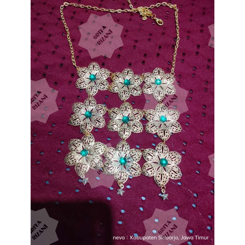 kalung baju adat bodo/kalung bugis/karnaval/aksesoris adat bodo