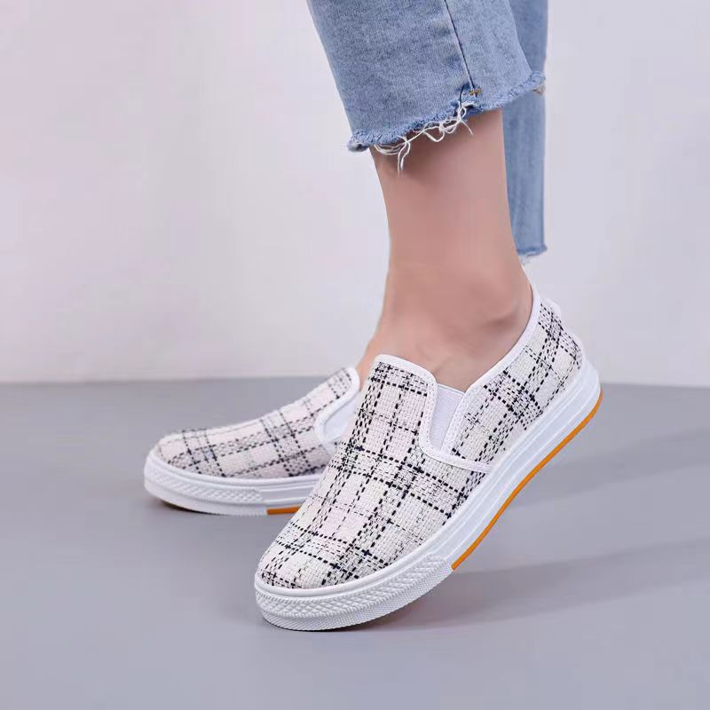 Gobra ♕ SEP026 (Tanpa Kotak) Sepatu Sneakers Wanita Hitam Putih Kasual Model Korea Fashion Casual Sport Olahraga Import COD