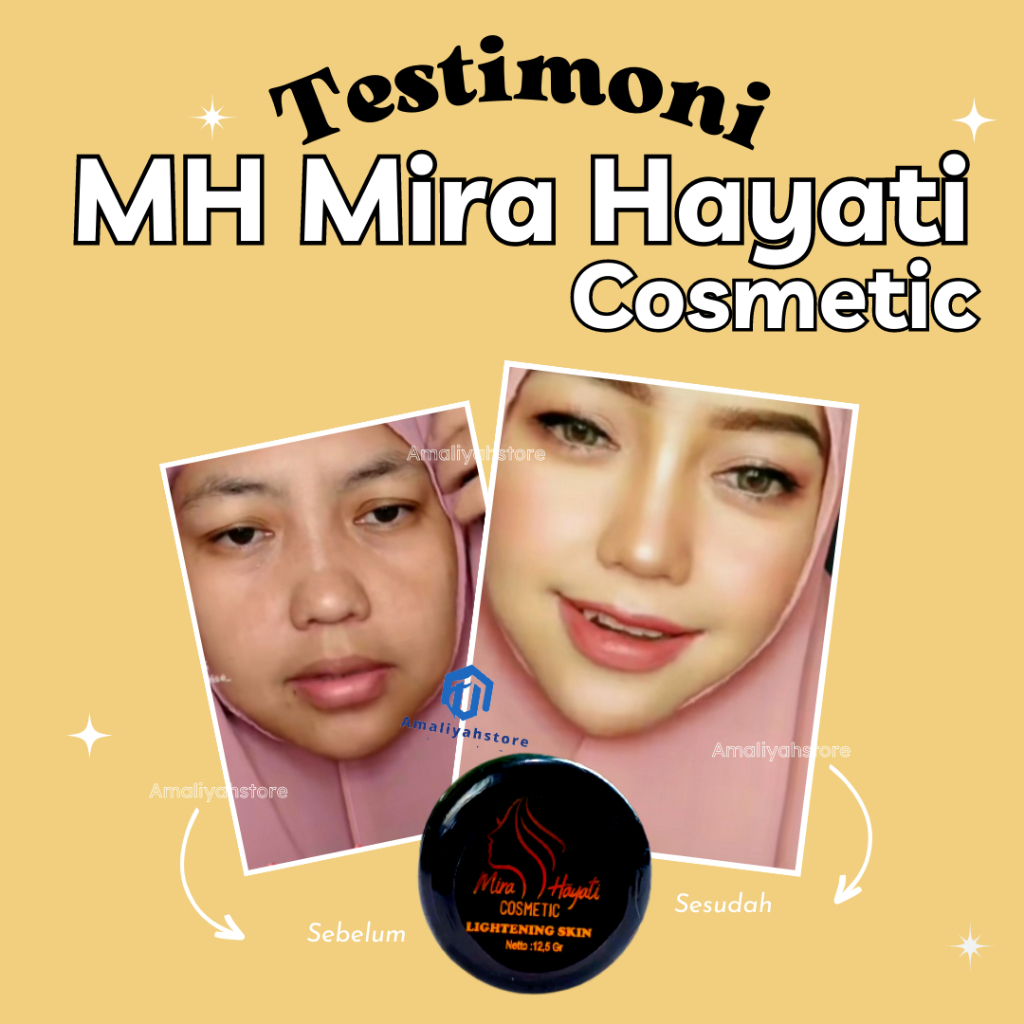 Mira Hayati Skincare Cosmetic Krim Pemutih Wajah Cepat Glowing Untuk Pria Dan Wanita Bebas Jerawat Flek Hitam Membandel Mh Cosmetics Original Bpom