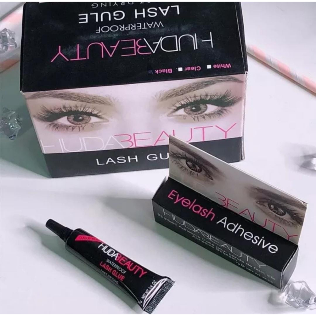 1 Set  Bulu Mata Palsu &amp; Lem Bulu Mata Palsu Lash Glue Waterproof