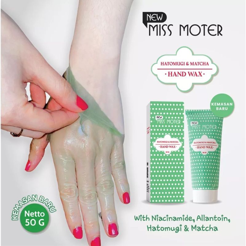 SYB MISS MOTER Hatomugi and Matcha Hand Wax 50gr