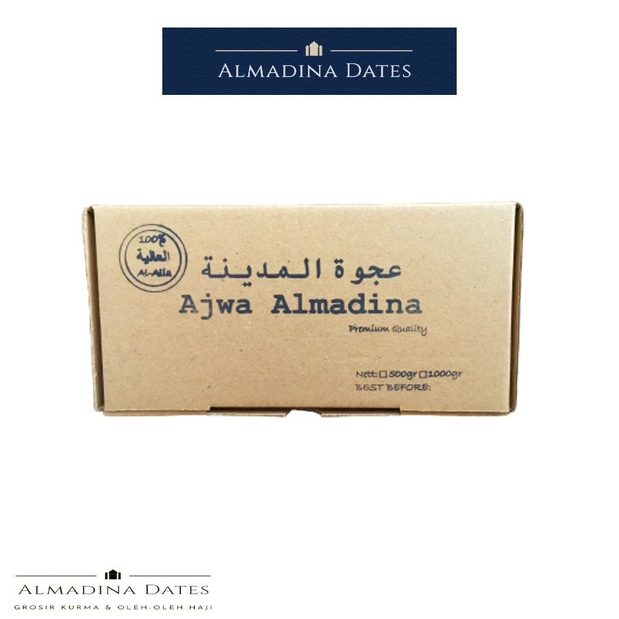 KURMA AJWA ALMADINA 500gr ORIGINAL PREMIUM