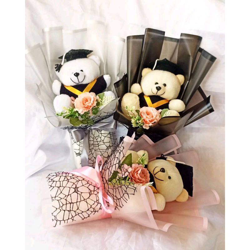 

❤Sebuketawa❤ Buket Boneka Wisuda Bisa request selempang nama