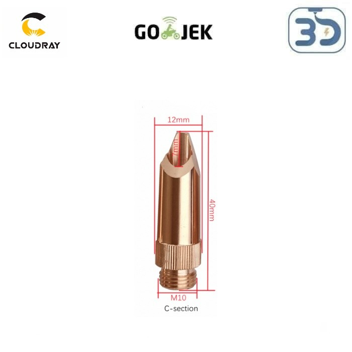 Zaiku Mesin Laser Fiber Welding Cutting Cleaning Nozzle Qilin M10