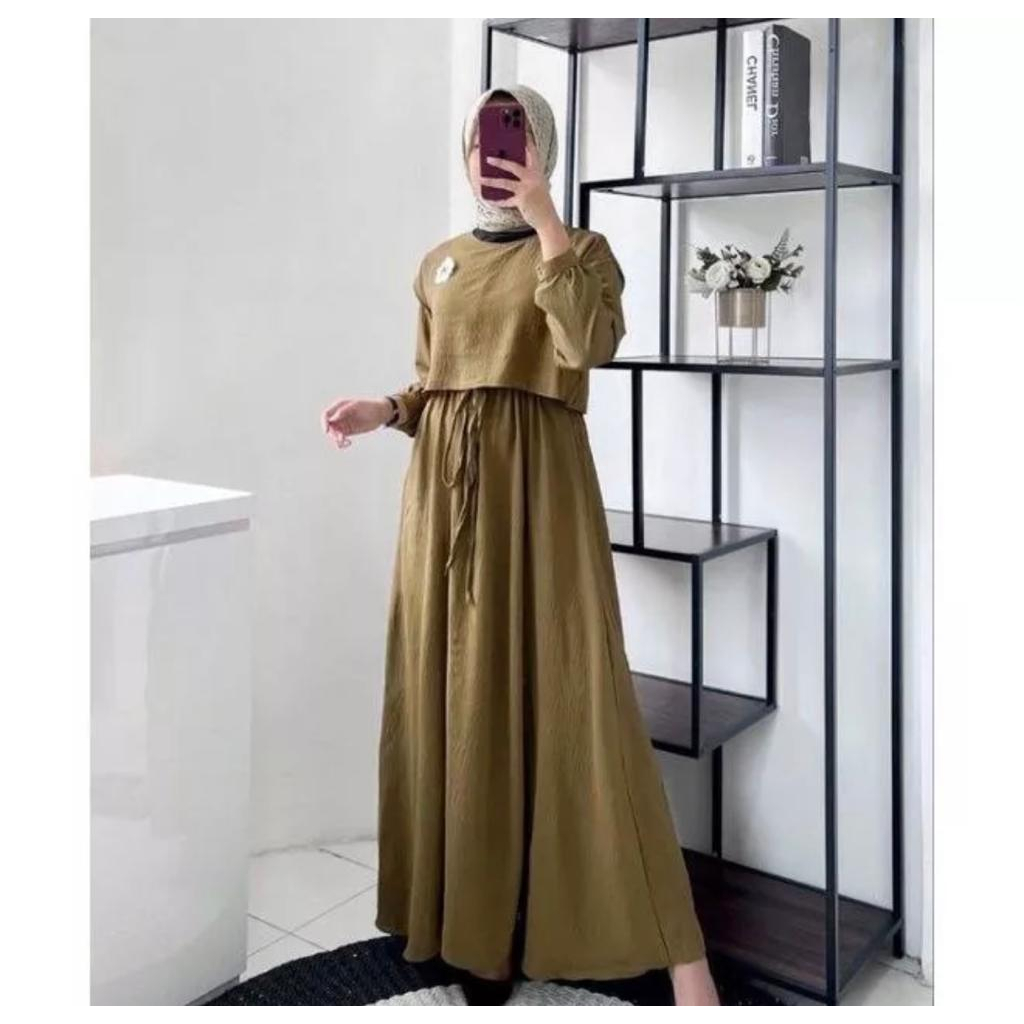 Glenca Dress/Zayyra Dress Pakaian Wanita