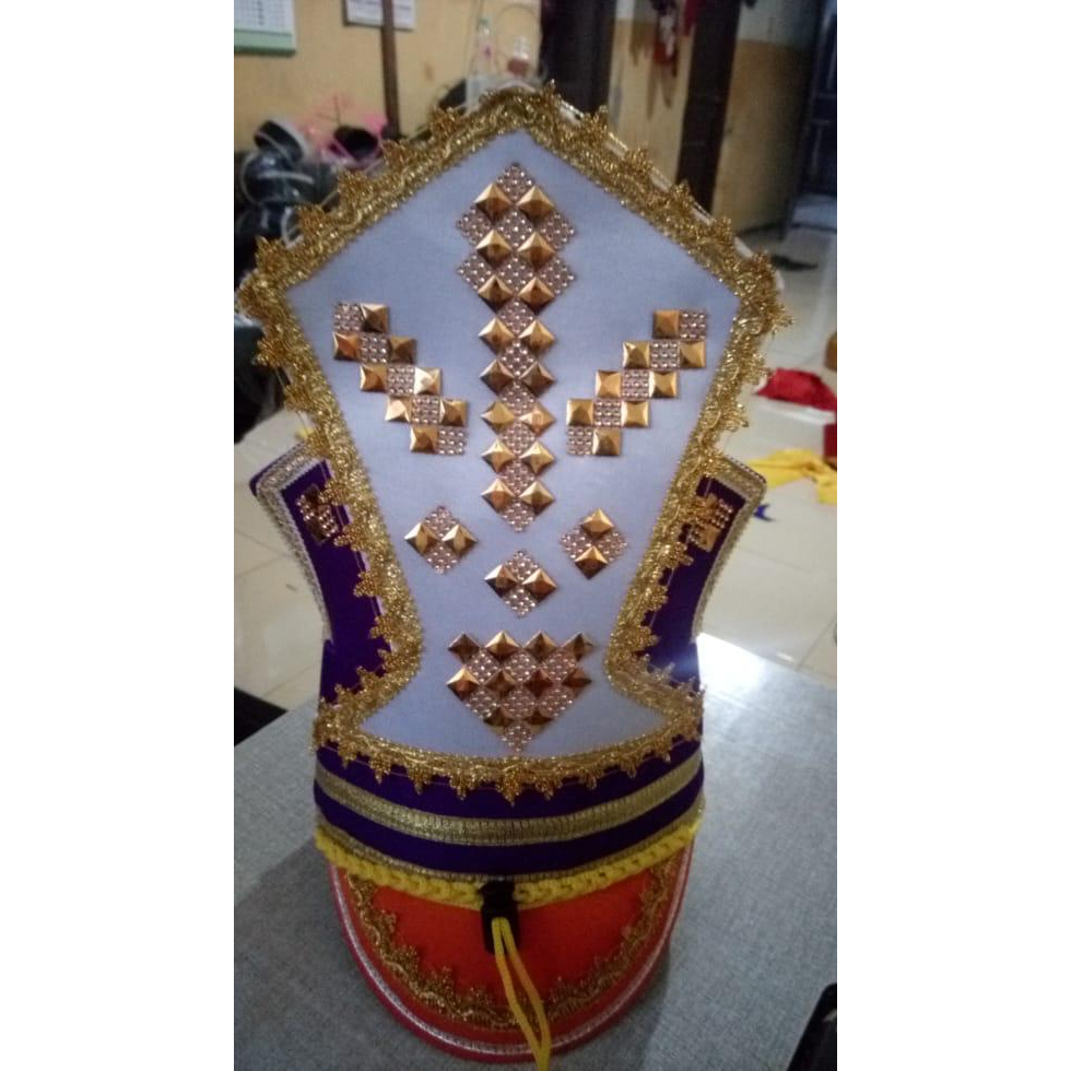 TOPI MAYORET TOPI PASUKAN MARCHING BAND DRUMBAND TK SD SMP SMA
