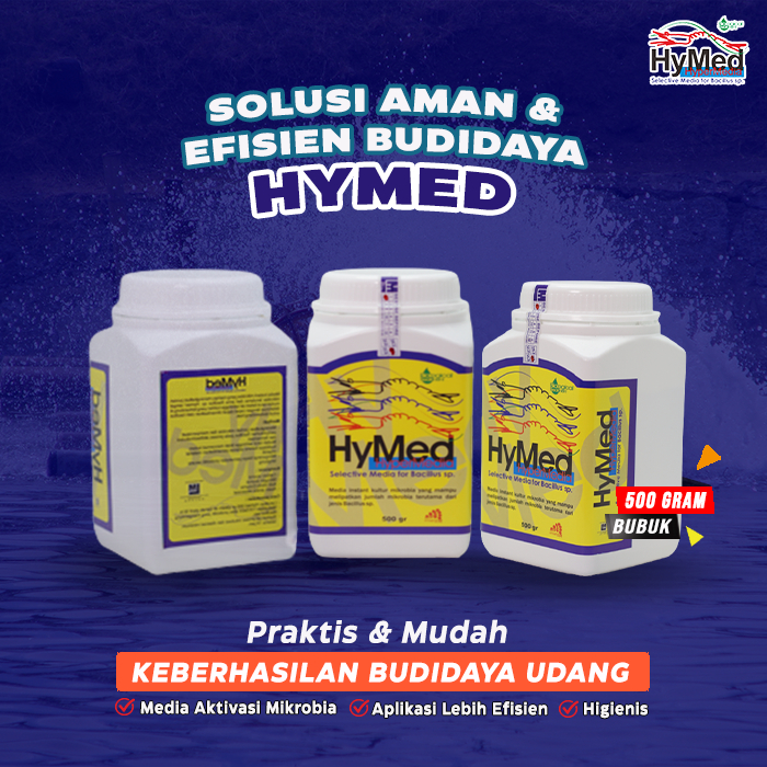 Media Meningkatkan Bacillus sp Tambak Udang HYMED 500 gr