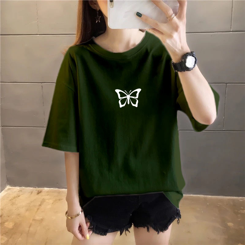 YOURSTYLE1119 - KAOS KUPU KUPU CUTE KEKINIAN TERLARIS KEREN UNISEX OVERSIZE